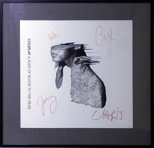 Coldplay A Rush Of Blood To The Head memorabilia US DPYMMAR535940