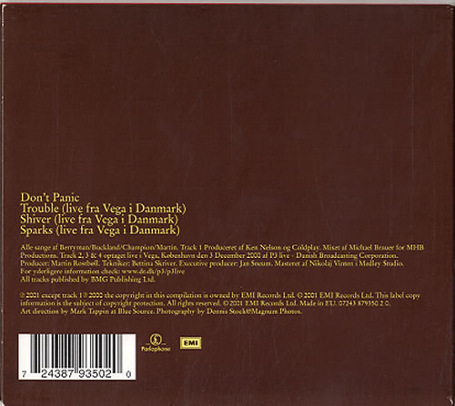 Coldplay Don't Panic CD single (CD5 / 5") Dutch DPYC5DO629862