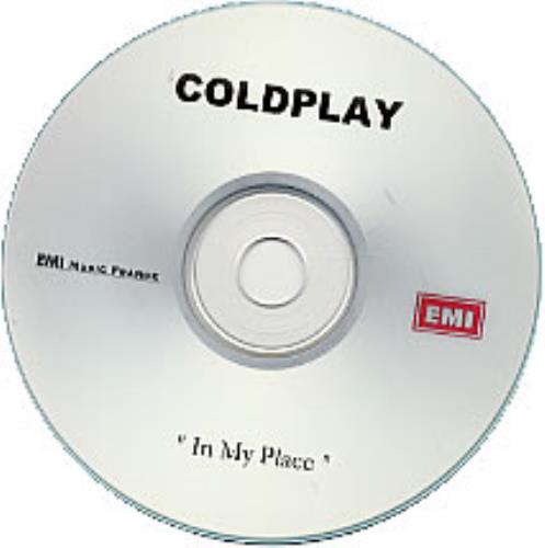 Coldplay In My Place CD-R acetate French DPYCRIN245851