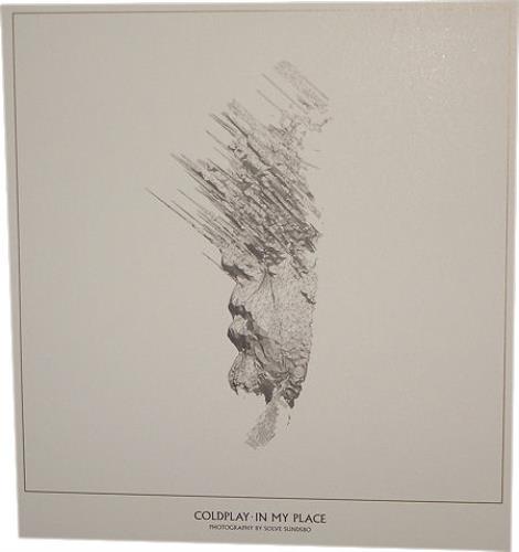 Coldplay In My Place artwork UK DPYARIN421314