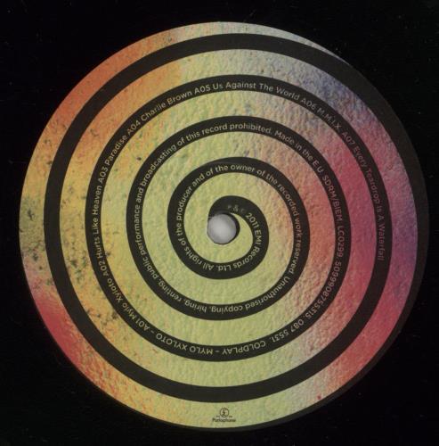 Coldplay Mylo Xyloto vinyl LP album (LP record) UK DPYLPMY886838