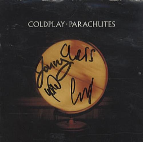 Coldplay Parachutes - AUTOGRAPHED CD album (CDLP) US DPYCDPA305356