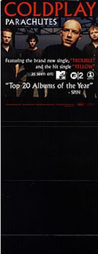 Coldplay Parachutes display US DPYDIPA209652