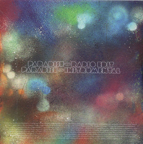 Coldplay Paradise - 2-Track CD-R acetate UK DPYCRPA551664
