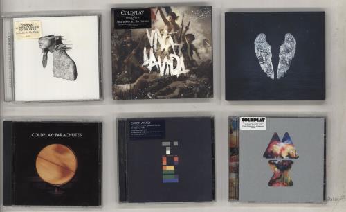 Coldplay Six CD Albums [2000-2014] CD album (CDLP) UK DPYCDSI736978