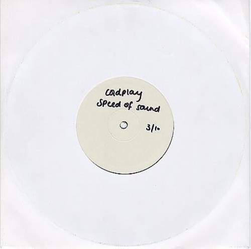 Coldplay Speed Of Sound - 10" Test Pressing 10" vinyl single (10 inch record) UK DPY10SP350223