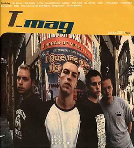 Coldplay T-Mag magazine Taiwanese DPYMATM288515