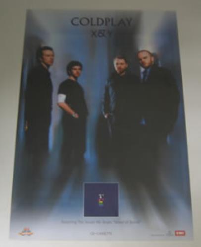 Coldplay X & Y poster Taiwanese DPYPOXY357961