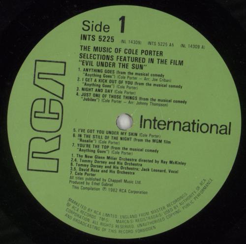 Cole Porter Evil Under The Sun vinyl LP album (LP record) UK D9LLPEV603157