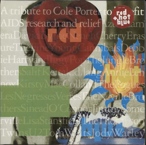 Cole Porter Red Hot + Blue 2-LP vinyl record set (Double LP Album) UK D9L2LRE773977