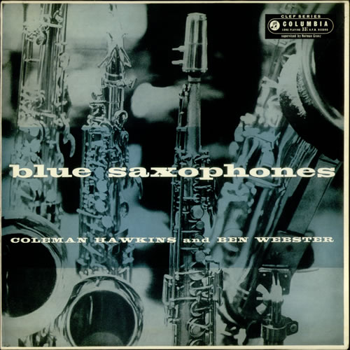 Coleman Hawkins Blue Saxophones vinyl LP album (LP record) UK CH3LPBL541038
