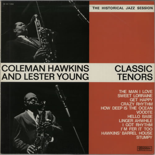 Coleman Hawkins Classic Tenors vinyl LP album (LP record) French CH3LPCL587251