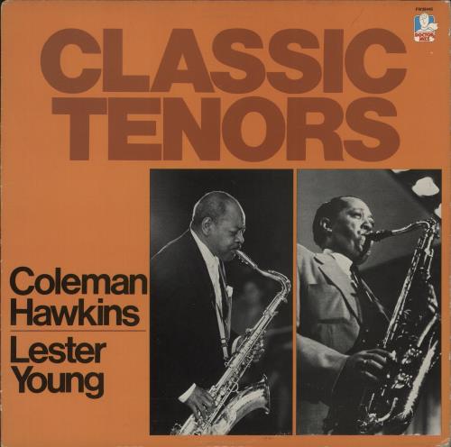 Coleman Hawkins Classic Tenors vinyl LP album (LP record) US CH3LPCL879866