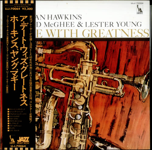 Coleman Hawkins Date With Greatness vinyl LP album (LP record) Japanese CH3LPDA537313