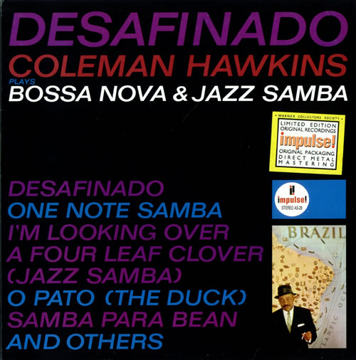 Coleman Hawkins Desafinado vinyl LP album (LP record) German CH3LPDE494914