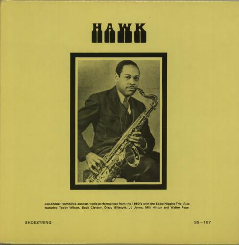 Coleman Hawkins Hawk vinyl LP album (LP record) US CH3LPHA668982