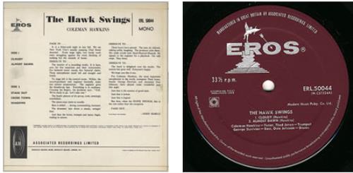 Coleman Hawkins The Hawk Swings vinyl LP album (LP record) UK CH3LPTH363887