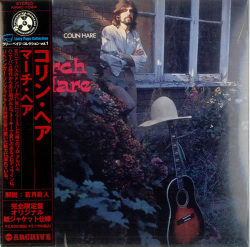 Colin Hare March Hare CD album (CDLP) Japanese CO_CDMA513182