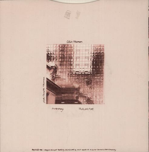Colin Newman Inventory 7" vinyl single (7 inch record / 45) UK CNW07IN183281
