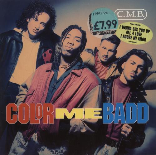 Color Me Badd C.M.B. - Hype Sticker vinyl LP album (LP record) UK CMBLPCM712934