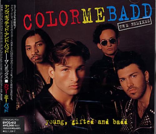 Color Me Badd Young, Gifted And Badd - The Remixes CD album (CDLP) Japanese CMBCDYO320959