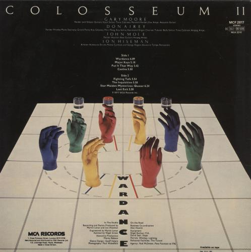 Colosseum II Wardance vinyl LP album (LP record) UK CLSLPWA547600