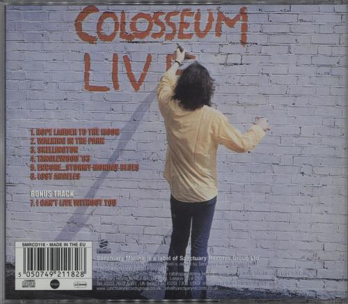 Colosseum Colosseum Live CD album (CDLP) UK SEUCDCO667305