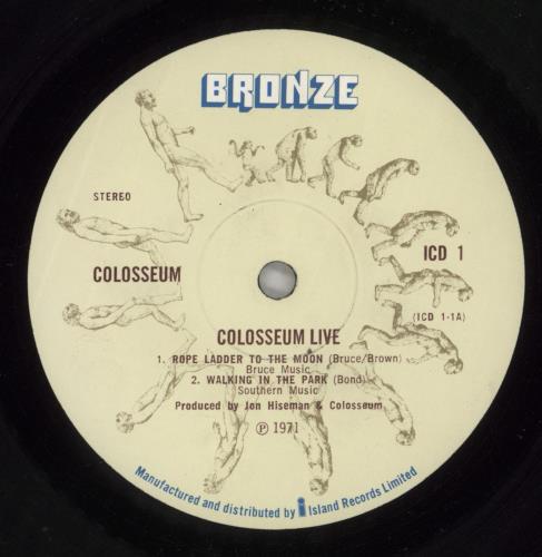 Colosseum Colosseum Live 2-LP vinyl record set (Double LP Album) German SEU2LCO876477