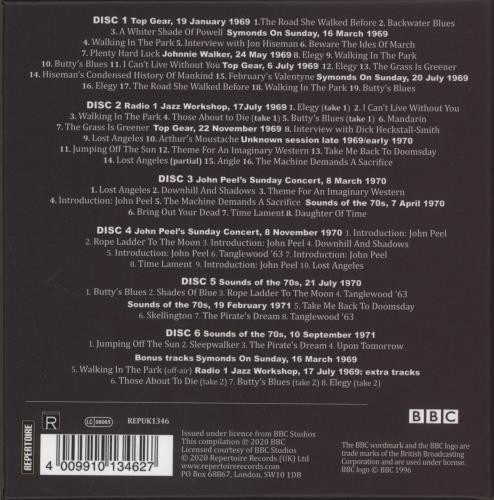 Colosseum Transmissions Live At The BBC CD Album Box Set UK SEUDXTR882696