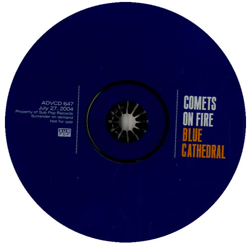 Comets On Fire Blue Cathedral CD album (CDLP) US E1MCDBL581862