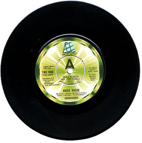 Commodores Brick House 7" vinyl single (7 inch record / 45) UK CMM07BR346144