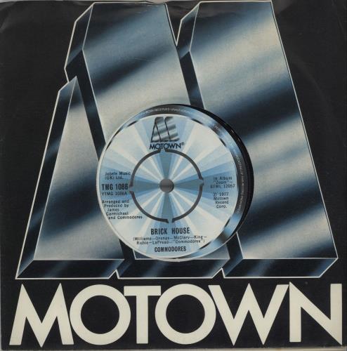 Commodores Brick House 7" vinyl single (7 inch record / 45) UK CMM07BR574080
