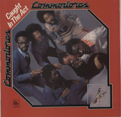 Commodores Caught In The Act vinyl LP album (LP record) UK CMMLPCA683679