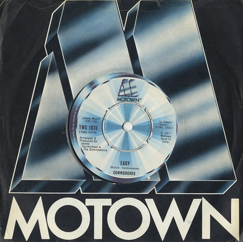 Commodores Easy 7" vinyl single (7 inch record / 45) UK CMM07EA459027