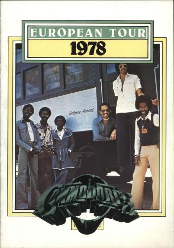 Commodores European Tour 1978 tour programme UK CMMTREU739423