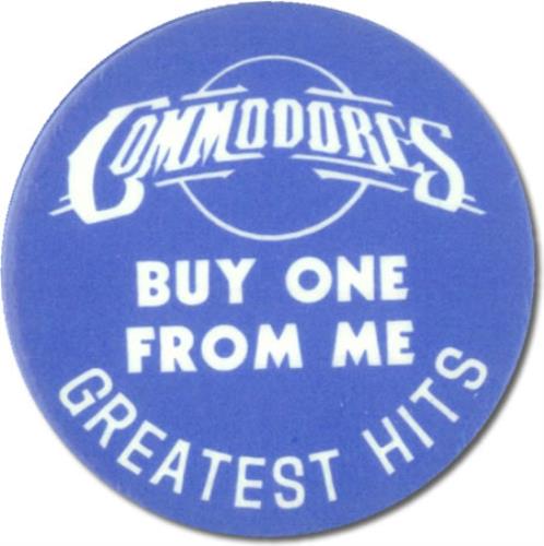 Commodores Greatest Hits badge UK CMMBGGR420140
