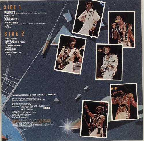 Commodores Greatest Hits vinyl LP album (LP record) US CMMLPGR692204