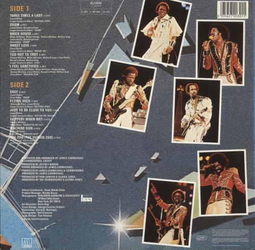 Commodores Greatest Hits vinyl LP album (LP record) German CMMLPGR747882
