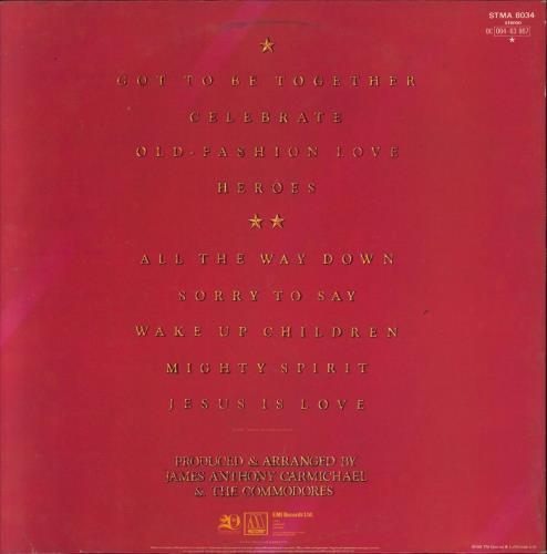 Commodores Heroes vinyl LP album (LP record) UK CMMLPHE831865