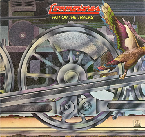 Commodores Hot On The Tracks vinyl LP album (LP record) US CMMLPHO561737