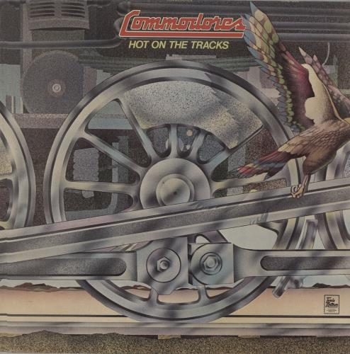 Commodores Hot On The Tracks vinyl LP album (LP record) UK CMMLPHO682195