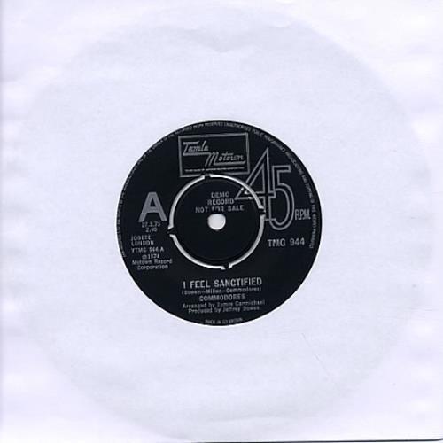 Commodores I Feel Sanctified - A Label 7" vinyl single (7 inch record / 45) UK CMM07IF345885
