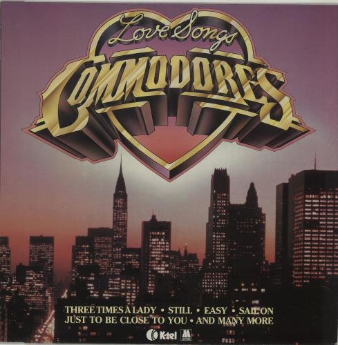 Commodores Love Songs vinyl LP album (LP record) UK CMMLPLO425361