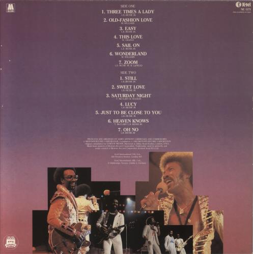 Commodores Love Songs vinyl LP album (LP record) UK CMMLPLO425361