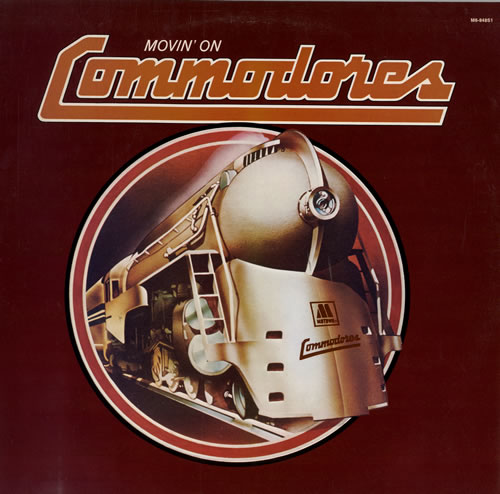 Commodores Movin' On vinyl LP album (LP record) US CMMLPMO561857