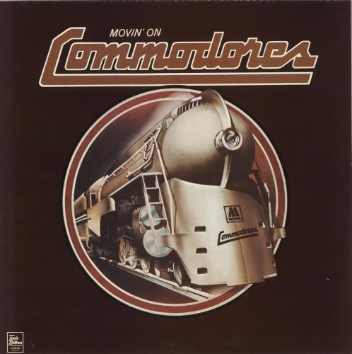 Commodores Movin' On vinyl LP album (LP record) UK CMMLPMO723373