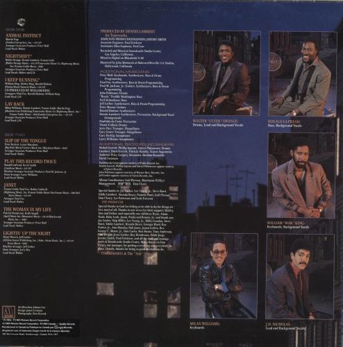 Commodores Nightshift vinyl LP album (LP record) Canadian CMMLPNI879991