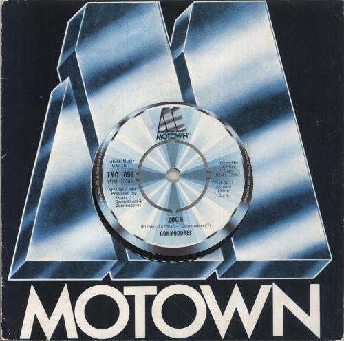 Commodores Zoom 7" vinyl single (7 inch record / 45) UK CMM07ZO574085