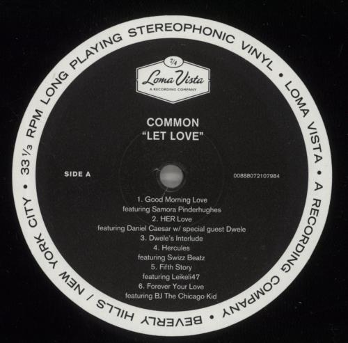 Common Let Love vinyl LP album (LP record) UK OMMLPLE887676