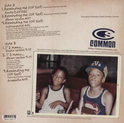 Common Reminding Me (Of Sef) 12" vinyl single (12 inch record / Maxi-single) US OMM12RE754278